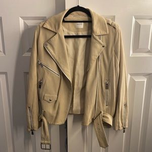 Anine Bing Biker Suede Jacket (XS)